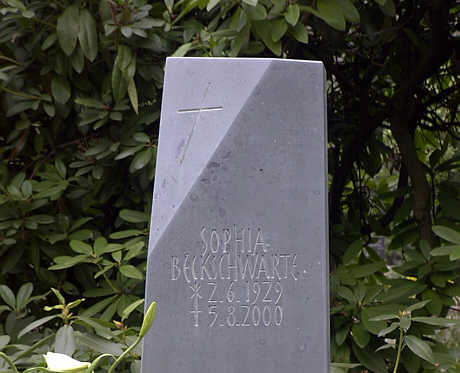 Grabmal Sophia Beckschwarte